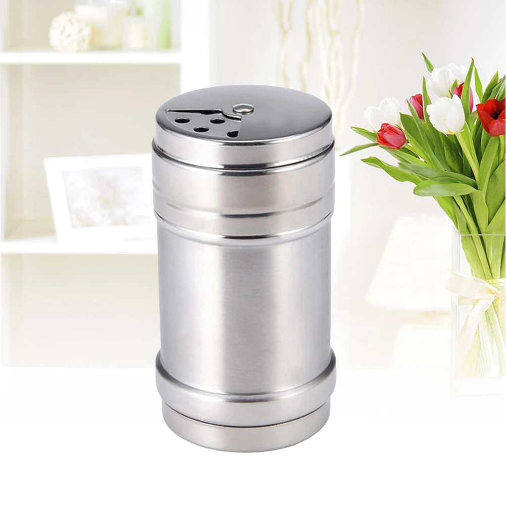 Stainless Steel Seasoning Canister Spice Shaker Salt Container Sugar Holder Kitchen Castor Multi Hole Design Perfect for Home
Stainless Steel Seasoning Canister Spice Shaker Salt Container Sugar Holder Kitchen Castor Multi Hole Design Perfect for Home