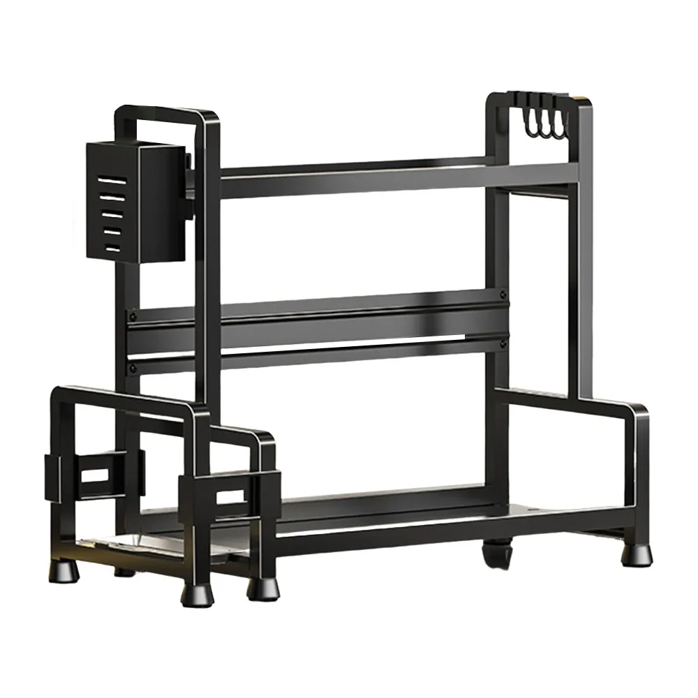 Прочная 2/3-уровневая полка для специй, нержавеющая многофункциональная кухонная полка, держатель разделочной доски для хранения на кухне
Прочная 2/3-уровневая полка для специй, нержавеющая многофункциональная кухонная полка, держатель разделочной доски для хранения на кухне