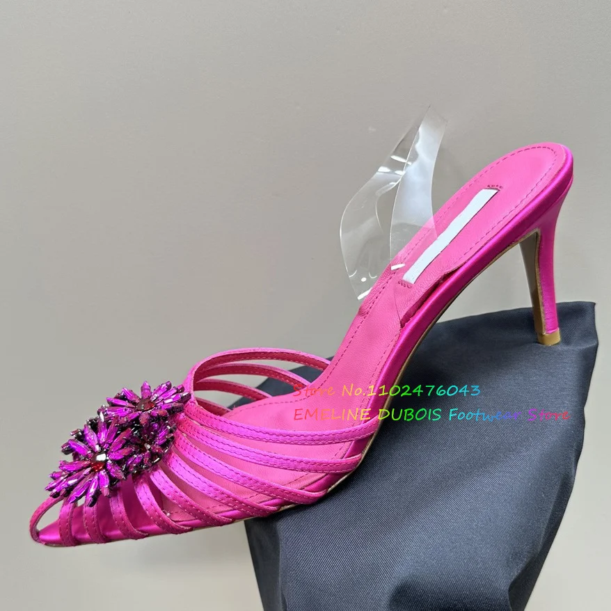Crystal Inlay High Heel Sandals Women Pointed Toe Stiletto Rhinestone Flower Bridal Wedding Shoes Ladies Party Dress Shoes
Crystal Inlay High Heel Sandals Women Pointed Toe Stiletto Rhinestone Flower Bridal Wedding Shoes Ladies Party Dress Shoes