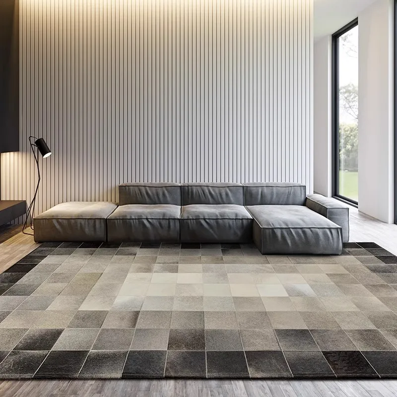 Natural Grey Cowhide Carpet Customized Handmade Real Cow Fur Living Room Rug Real Leather Non-slip Sofa Table Mats Large Bedroom
Natural Grey Cowhide Carpet Customized Handmade Real Cow Fur Living Room Rug Real Leather Non-slip Sofa Table Mats Large Bedroom