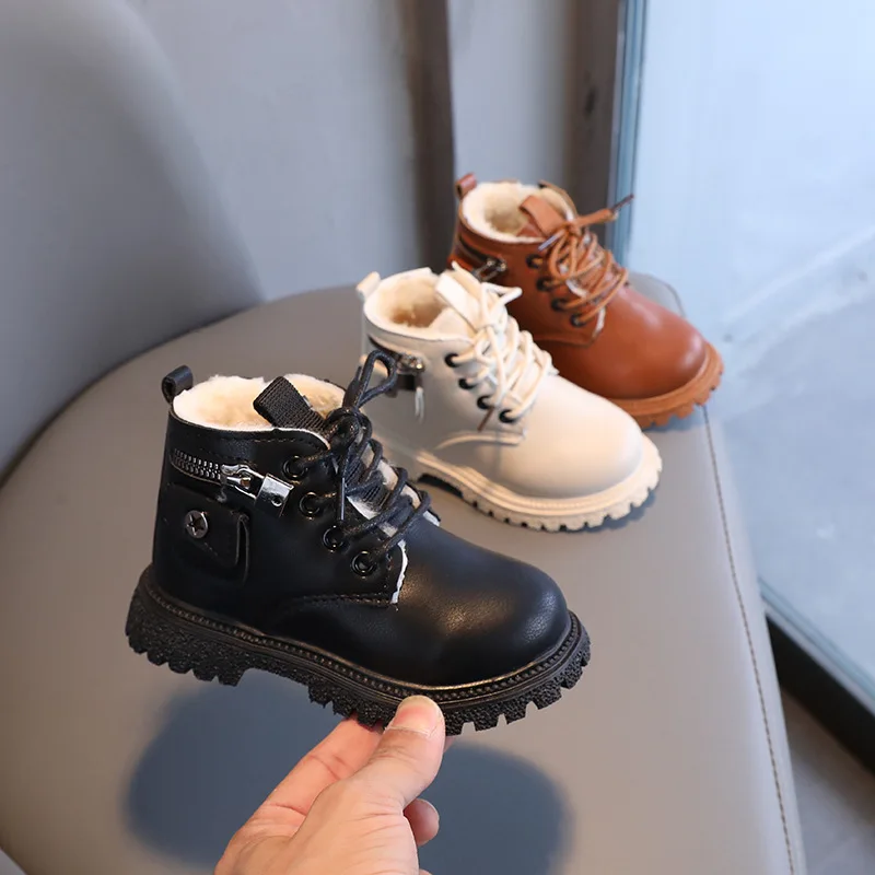 2025 Pure Color Children Boots Winter New Plush Boots for Girls England Style Kids Snow Boots Student Keeping Warm Shoes 21-30
2025 Pure Color Children Boots Winter New Plush Boots for Girls England Style Kids Snow Boots Student Keeping Warm Shoes 21-30