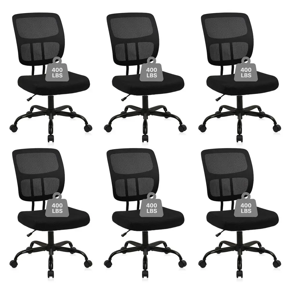 Armless Home Office Chair, Small Ergonomic Mesh Back Desk Chair with Lumbar Support and Wheels, Adjustable Height 360 Swivel Ro
Armless Home Office Chair, Small Ergonomic Mesh Back Desk Chair with Lumbar Support and Wheels, Adjustable Height 360 Swivel Ro