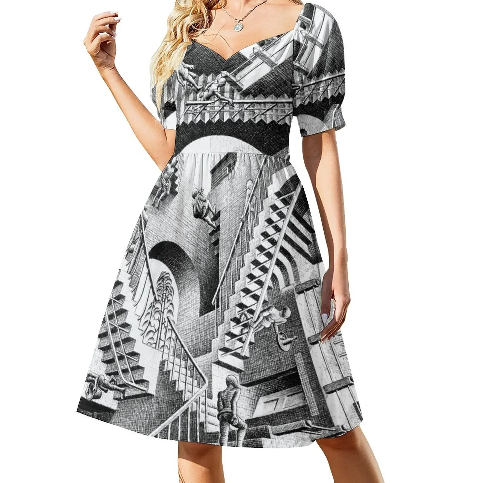Escher Staircases Short-Sleeved Dress Long dresses dresses summer woman 2025 Dress
Escher Staircases Short-Sleeved Dress Long dresses dresses summer woman 2025 Dress