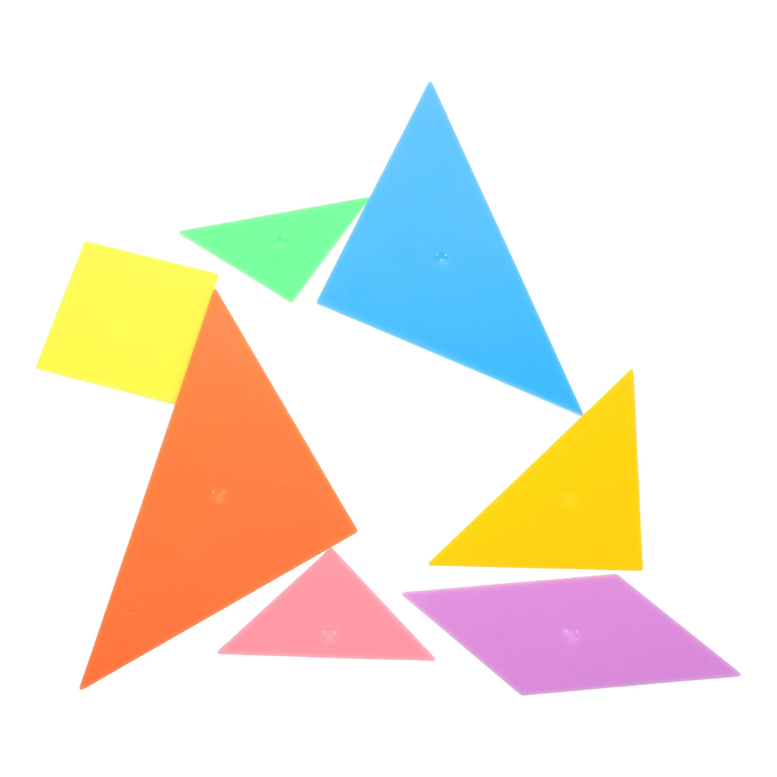 1Set Plastic Tangram Puzzle Set Colorful Large Pieces Cognitive Development Math Learning Aid for Elementary School Children
1Set Plastic Tangram Puzzle Set Colorful Large Pieces Cognitive Development Math Learning Aid for Elementary School Children