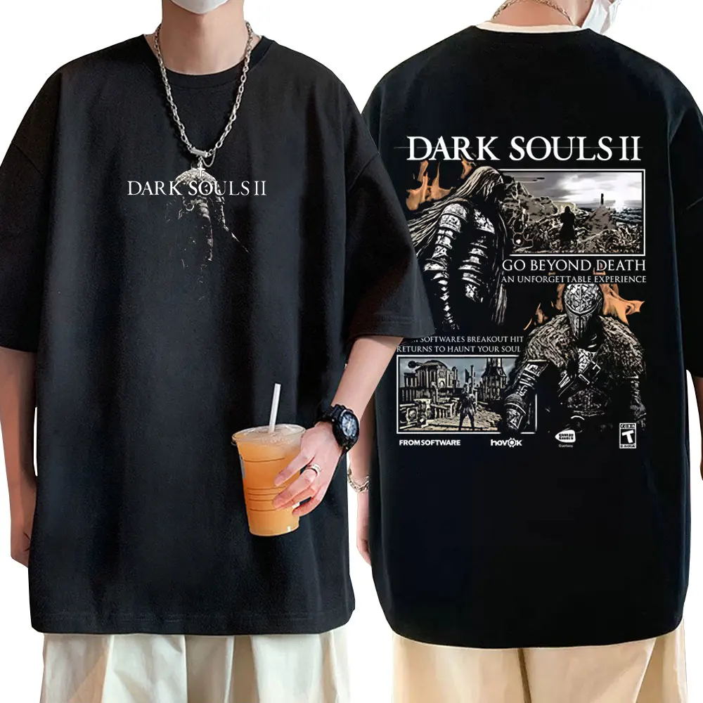 Game Dark Souls Merch T Shirts Men Women Vintage Gothic Rock Streetwear Male Fashion Punk Oversized T-shirt Unisex Cotton Tees
Game Dark Souls Merch T Shirts Men Women Vintage Gothic Rock Streetwear Male Fashion Punk Oversized T-shirt Unisex Cotton Tees