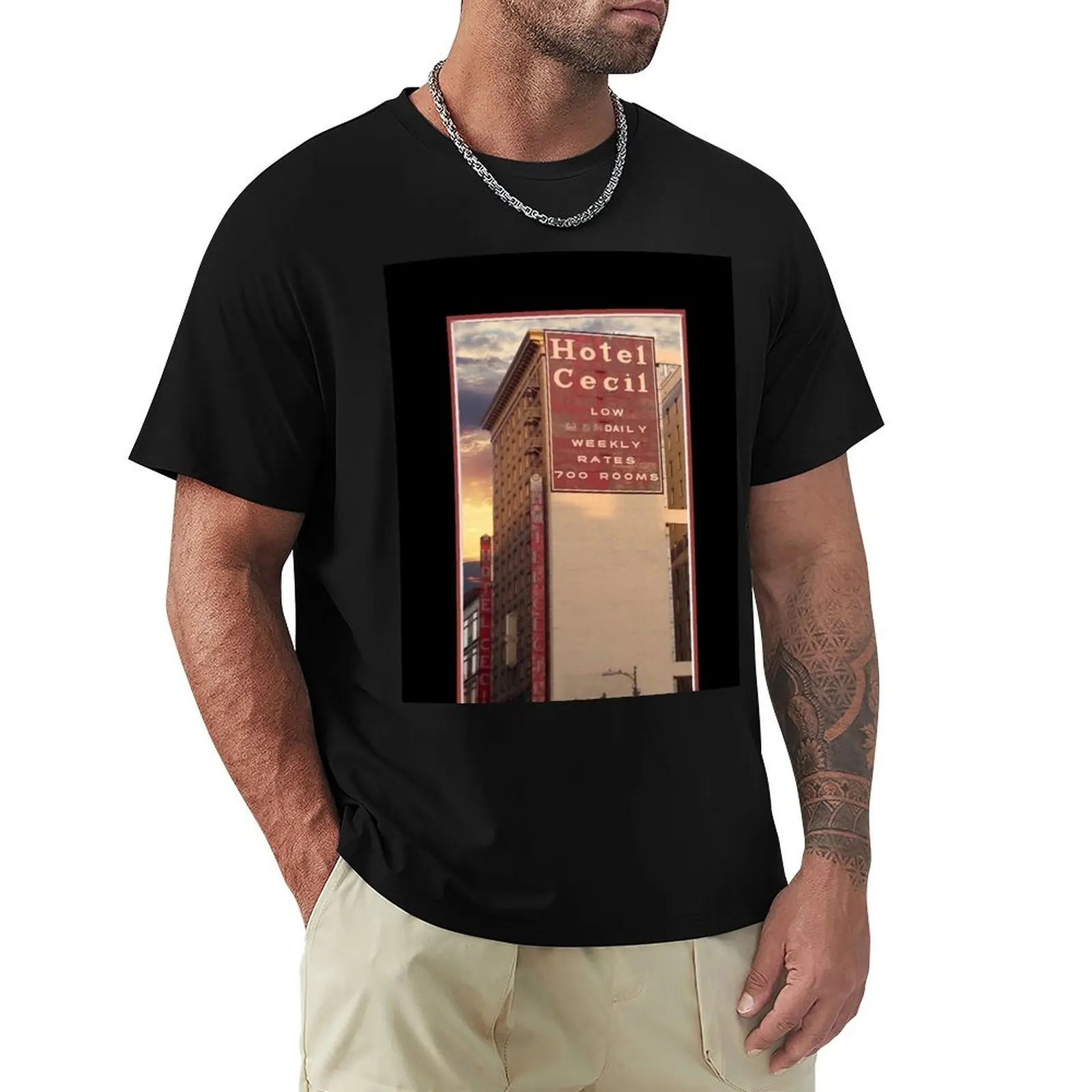 Hotel Cecil T-Shirt graphic t shirts Louboutins aesthetic clothes vintage clothes t shirts for men pack
Hotel Cecil T-Shirt graphic t shirts Louboutins aesthetic clothes vintage clothes t shirts for men pack