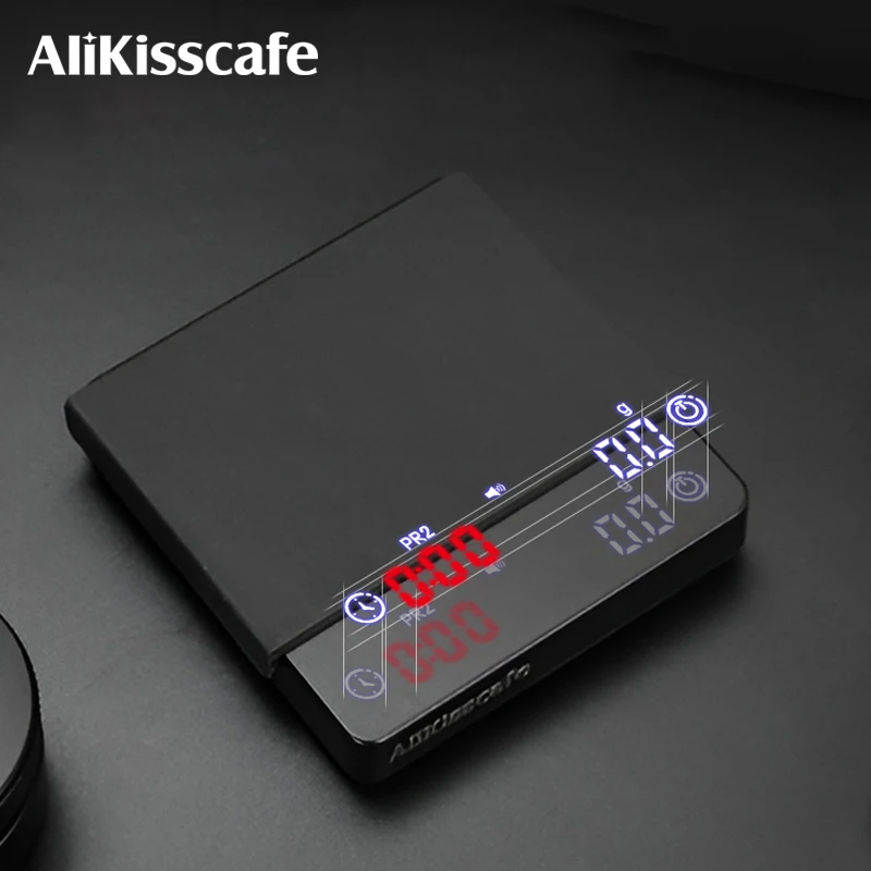 AliKisscafe Espresso Digital Scale With Timer Usb 3kg Electronic Precision Portable Barista Tool Kitchen Home Coffee Accessories
AliKisscafe Espresso Digital Scale With Timer Usb 3kg Electronic Precision Portable Barista Tool Kitchen Home Coffee Accessories