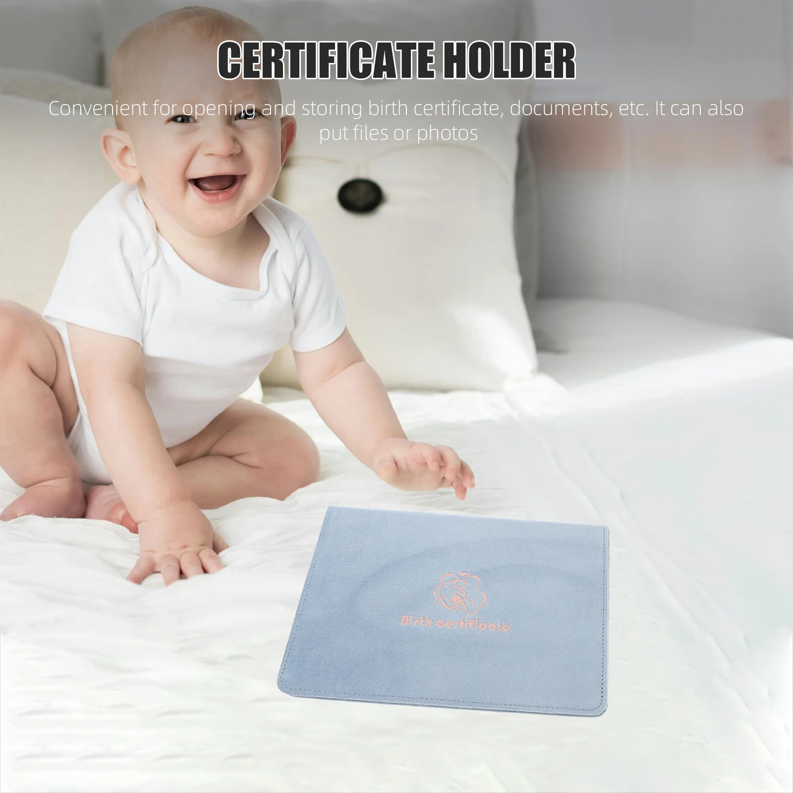 Birth Certificate Protective Cover Warm Pink Waterproof Artificial Folder for Newborn Document Organizer Certificate
Birth Certificate Protective Cover Warm Pink Waterproof Artificial Folder for Newborn Document Organizer Certificate
