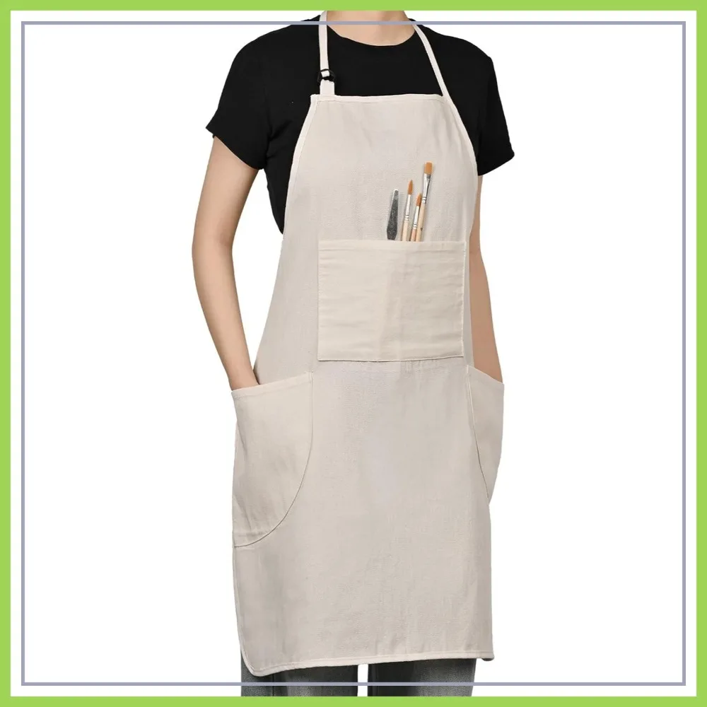 Professional Painting Apron for Adults, 3 Pockets, Cotton Canvas, Adjustable for Acrylic, Oil & Watercolor
Professional Painting Apron for Adults, 3 Pockets, Cotton Canvas, Adjustable for Acrylic, Oil & Watercolor