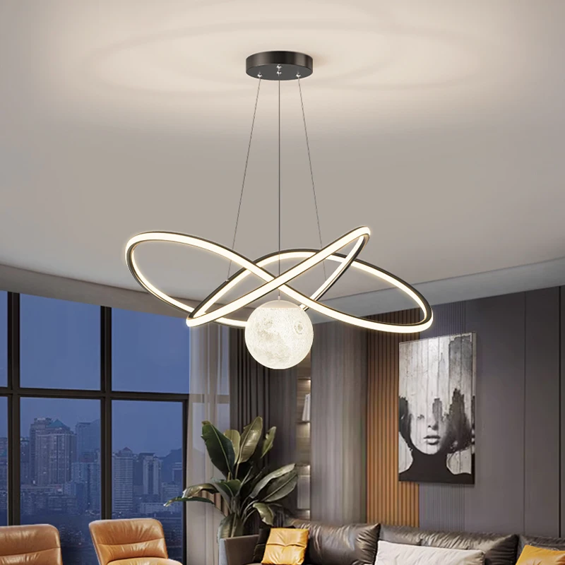 Minimalist Living Room Pendant Lights Modern Designer Master Bedroom Study Lamp Nordic Creative Dining Room Moon Chandelier
Minimalist Living Room Pendant Lights Modern Designer Master Bedroom Study Lamp Nordic Creative Dining Room Moon Chandelier