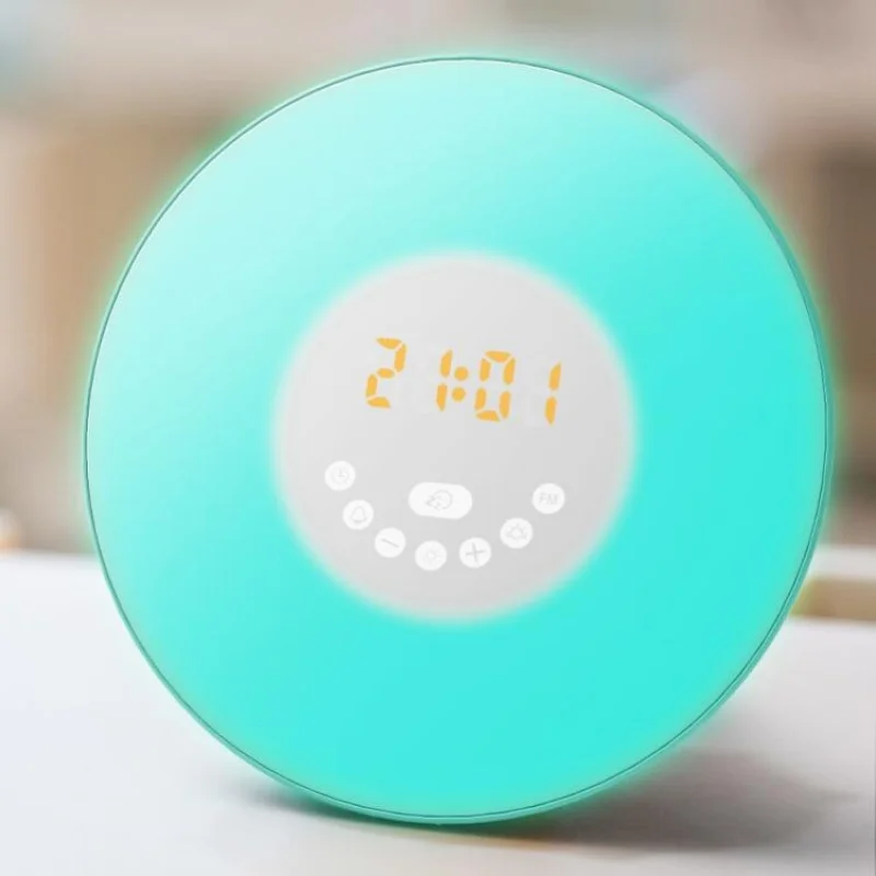 Creative Smart Natural Wake-Up Light Alarm ClockledColorful Luminous Touch-Control Wake-Up Light StripFMRadio
Creative Smart Natural Wake-Up Light Alarm ClockledColorful Luminous Touch-Control Wake-Up Light StripFMRadio