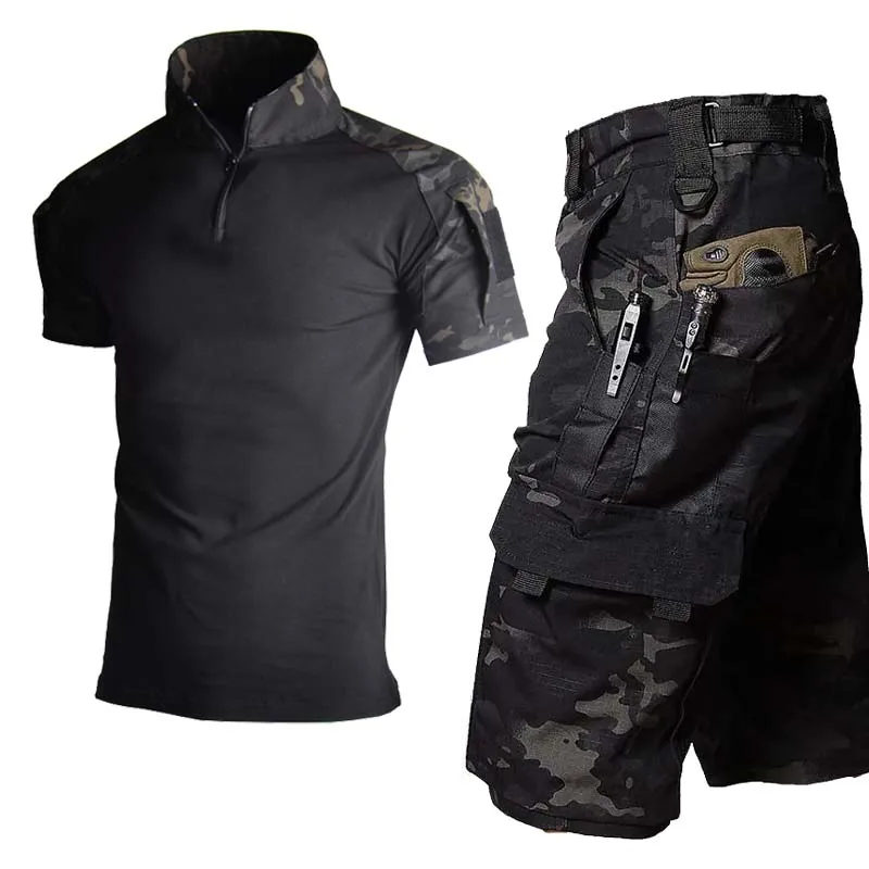 New Men's Elastic Tactical Shorts Sets Ripstop Workout Shirts Outdoor Cargo Short Set Men Cycling Hiking Shorts Fishing Casual
New Men's Elastic Tactical Shorts Sets Ripstop Workout Shirts Outdoor Cargo Short Set Men Cycling Hiking Shorts Fishing Casual