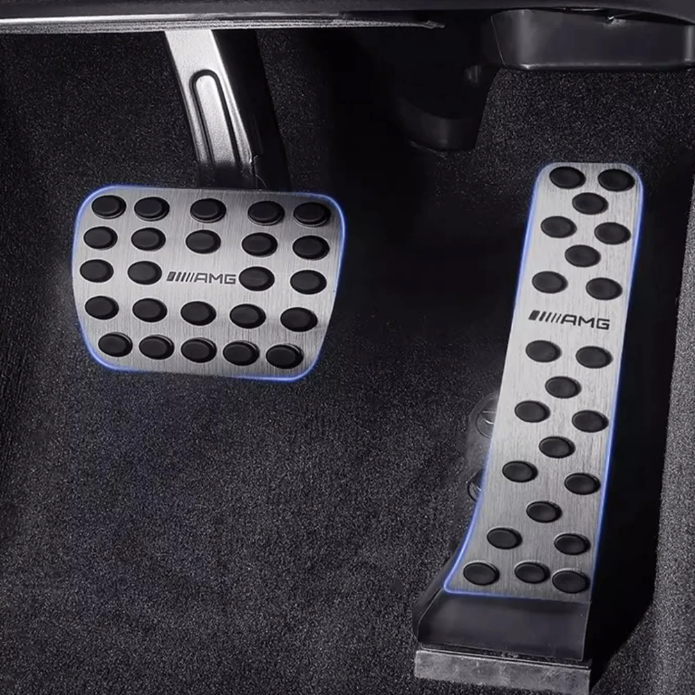 Pedal For AMG Accelerator Cover 2pcs Silver AMG Pedal Cover Braking Pedal Non Slip Pad For Mercedes W205 W212 W221 W463 GLC GLE
Pedal For AMG Accelerator Cover 2pcs Silver AMG Pedal Cover Braking Pedal Non Slip Pad For Mercedes W205 W212 W221 W463 GLC GLE