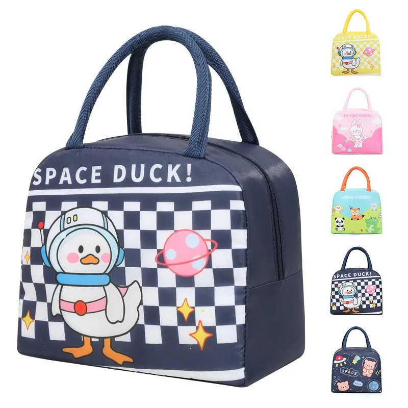 Cute Cartoon Aluminum Foil Insulated Lunch Tote - Handheld Bag for Students & Office Workers
Cute Cartoon Aluminum Foil Insulated Lunch Tote - Handheld Bag for Students & Office Workers