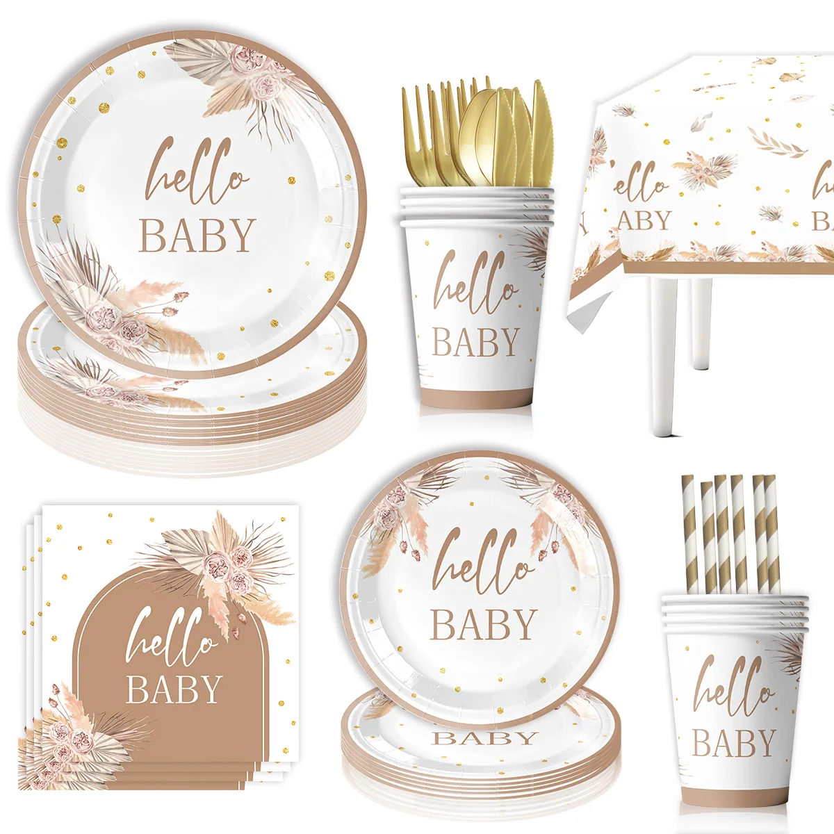 Bohemia Baby Shower Disposable Tableware Flower Plant Baby Paper Plates Ballons Happy 1st Birthday Party Decor Sonny Angel Toys
Bohemia Baby Shower Disposable Tableware Flower Plant Baby Paper Plates Ballons Happy 1st Birthday Party Decor Sonny Angel Toys