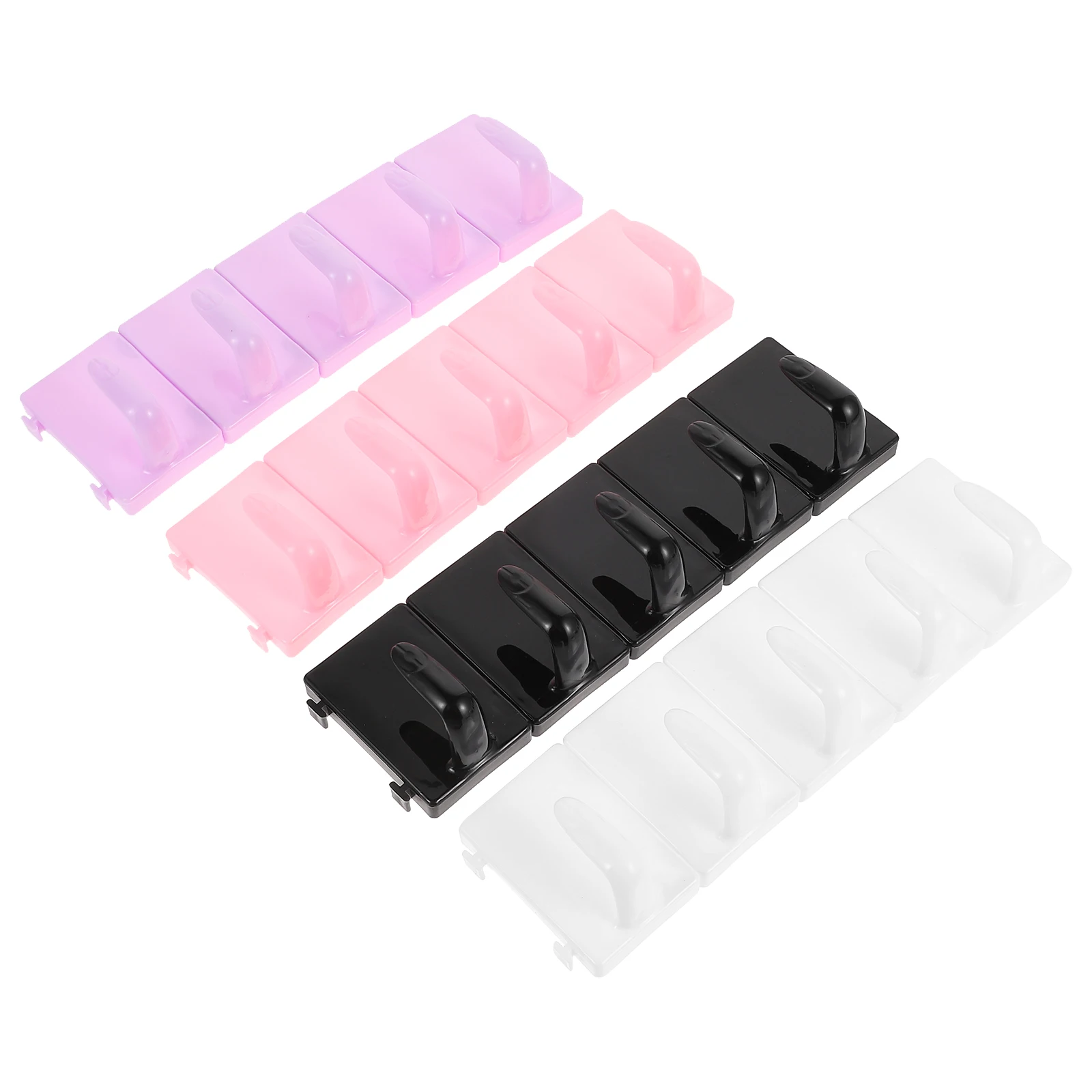 4 Pcs Plastic Practice Nail H Manicure Base Tools Support Tip Holders DIY Rack Display Art Design Salon Clients Stability
4 Pcs Plastic Practice Nail H Manicure Base Tools Support Tip Holders DIY Rack Display Art Design Salon Clients Stability
