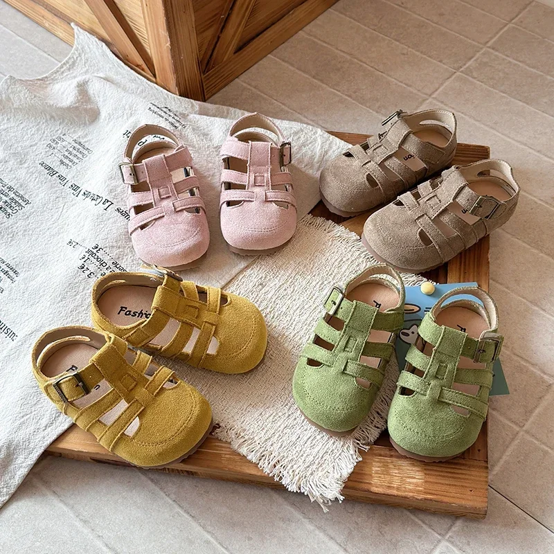 2026 New Toddler Roman Sandals Baby Soft Sole Summer Casual Sneakers Boys Girls First Walkers Children's suede sandals fashion
2026 New Toddler Roman Sandals Baby Soft Sole Summer Casual Sneakers Boys Girls First Walkers Children's suede sandals fashion