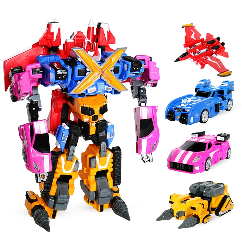 5 IN 1/4 IN 1 Mini Force Transforming Robot to Car Toys Action Figures MiniForce X Simulation Airplane Transformation Car toy
5 IN 1/4 IN 1 Mini Force Transforming Robot to Car Toys Action Figures MiniForce X Simulation Airplane Transformation Car toy