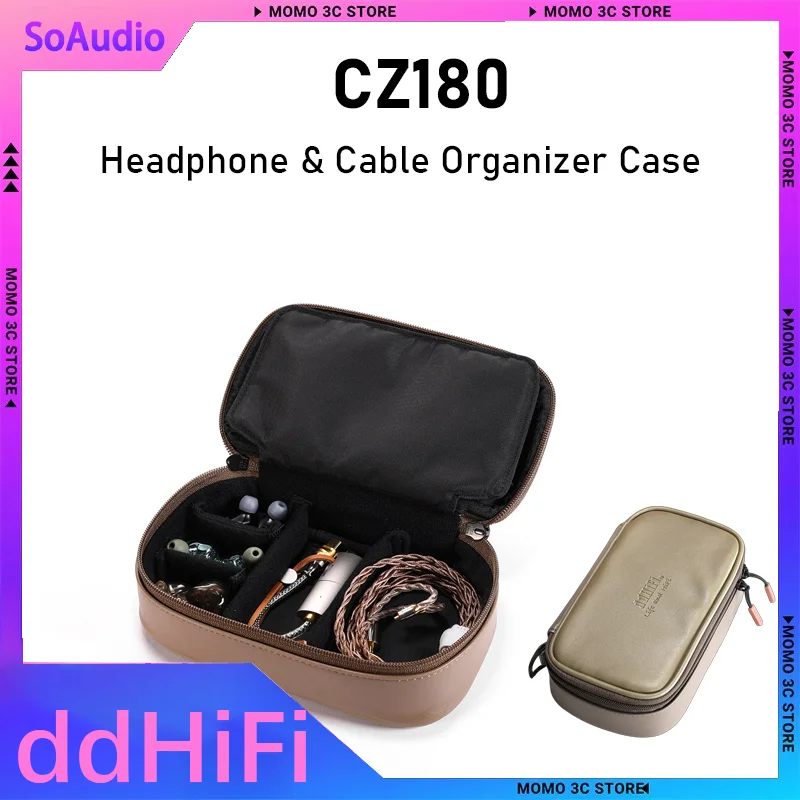 Портативный чехол для хранения ddHiFi CZ180 из композитной кожи с двойной молнией для музыкальных плееров, наушников, кабелей и аудиоустройств
Портативный чехол для хранения ddHiFi CZ180 из композитной кожи с двойной молнией для музыкальных плееров, наушников, кабелей и аудиоустройств