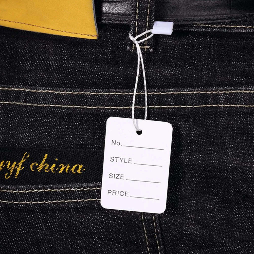 1000pcs Price Tags Clothes Size Hanging Labels Paper Tags Standard Size Lightweight Compact Clothing Accessories
1000pcs Price Tags Clothes Size Hanging Labels Paper Tags Standard Size Lightweight Compact Clothing Accessories