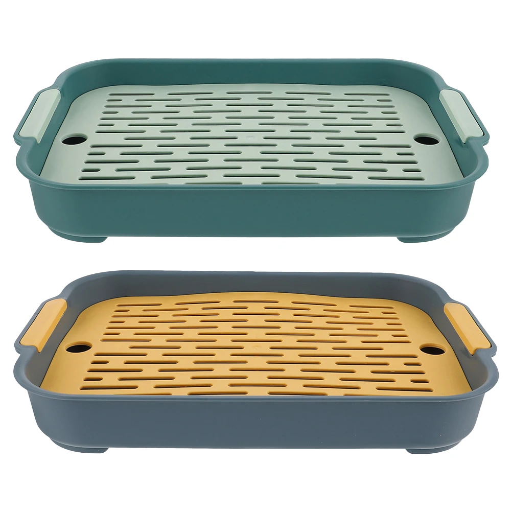 2Pcs Rabbit Toilet Guinea Pig Hamster Pet Litter Box Blue Green Square AntiFlip Plastic Bunny Potty Cage Accessories
2Pcs Rabbit Toilet Guinea Pig Hamster Pet Litter Box Blue Green Square AntiFlip Plastic Bunny Potty Cage Accessories