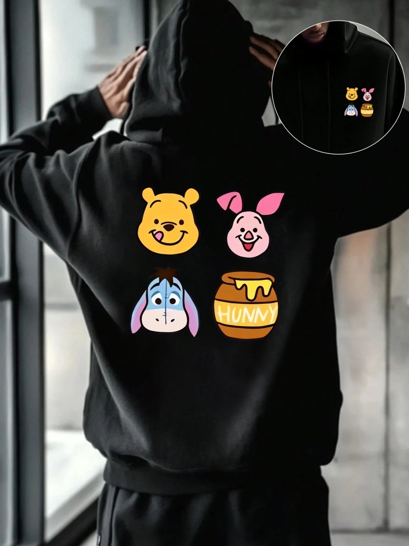 Толстовка с капюшоном Disney Винни-Пух для мальчиков и девочек, семейный свитер с капюшоном для родителей и детей, осень-зима, для мужчин и женщин, свободные свободные длинные рукава большого размера
Толстовка с капюшоном Disney Винни-Пух для мальчиков и девочек, семейный свитер с капюшоном для родителей и детей, осень-зима, для мужчин и женщин, свободные свободные длинные рукава большого размера