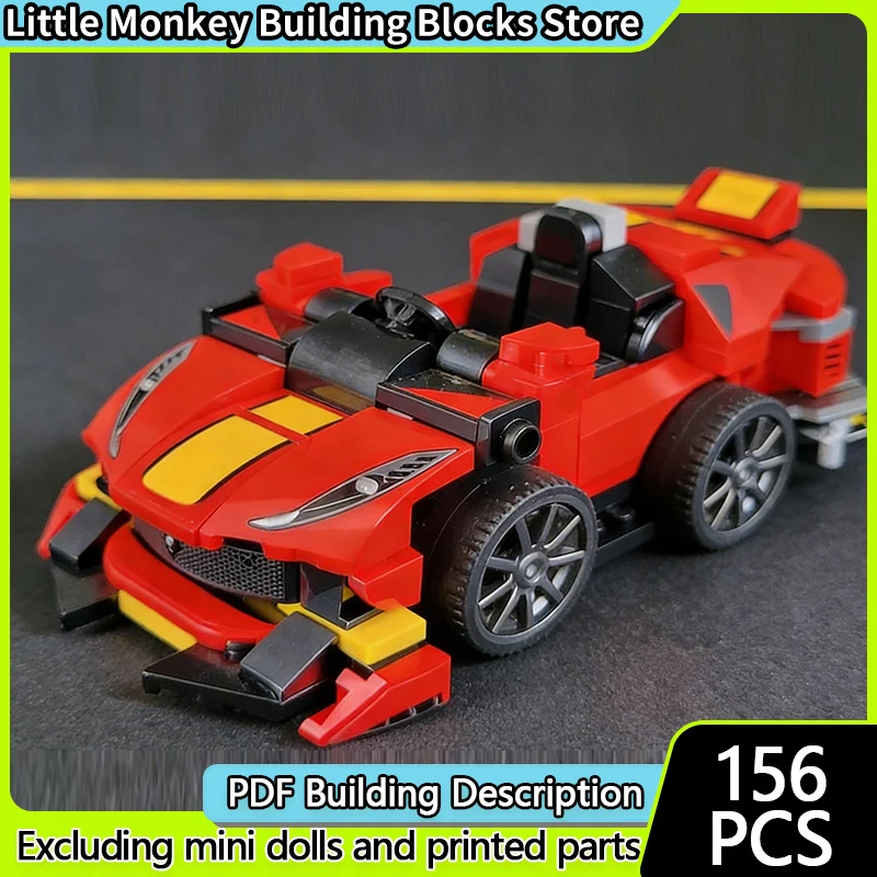 Модель скоростного гоночного автомобиля MOC, строительные кирпичи, трансформируемый спортивный автомобиль, модульная технология, детские праздничные подарки, сборные игрушки, костюм
Модель скоростного гоночного автомобиля MOC, строительные кирпичи, трансформируемый спортивный автомобиль, модульная технология, детские праздничные подарки, сборные игрушки, костюм