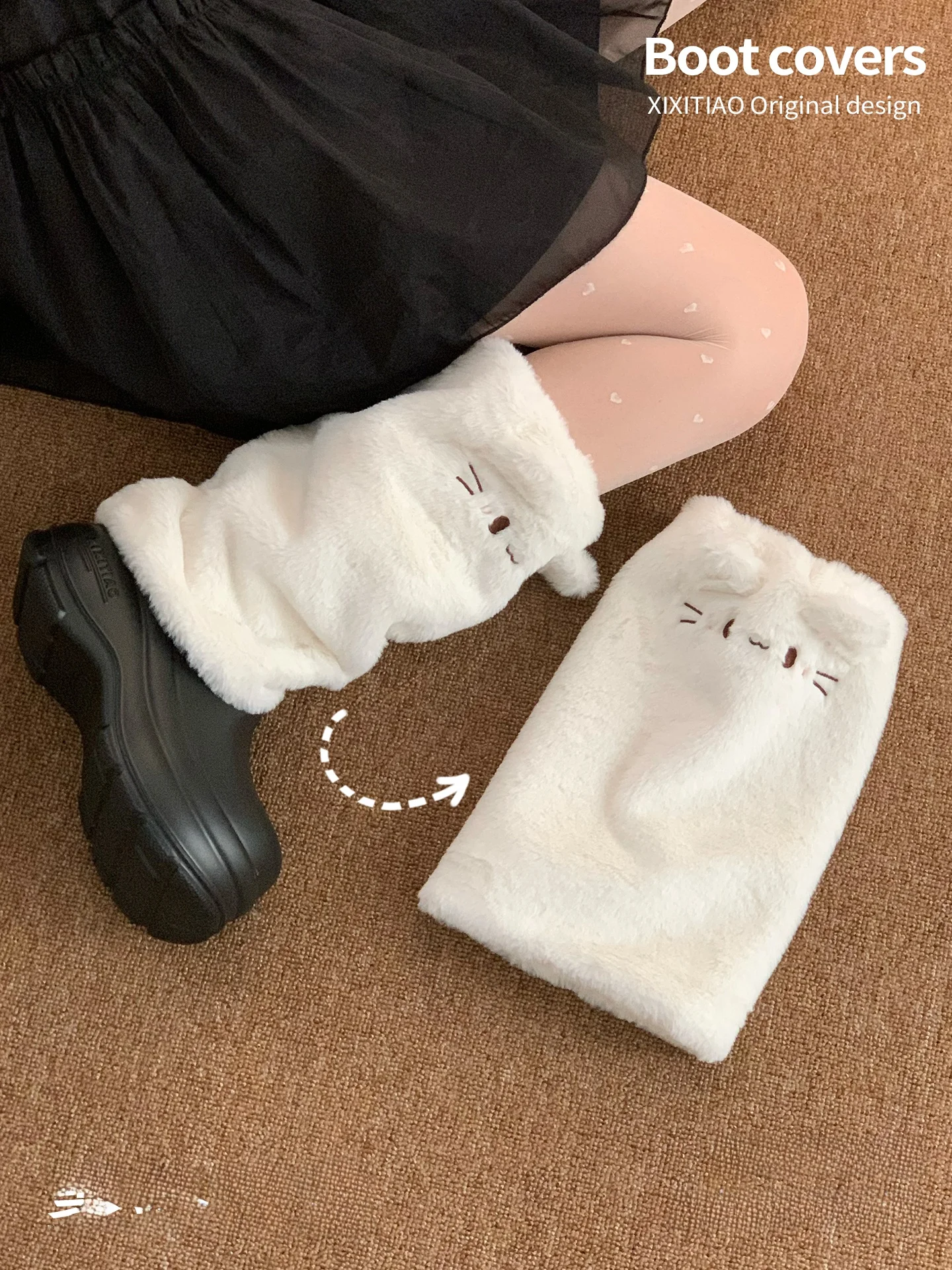Cute Winter Leg Warmers Soft Girl Lolita Socks Boot Covers Warmth Teenage Girl Heart Ins Cartoon Animation Long Tube Socks
Cute Winter Leg Warmers Soft Girl Lolita Socks Boot Covers Warmth Teenage Girl Heart Ins Cartoon Animation Long Tube Socks