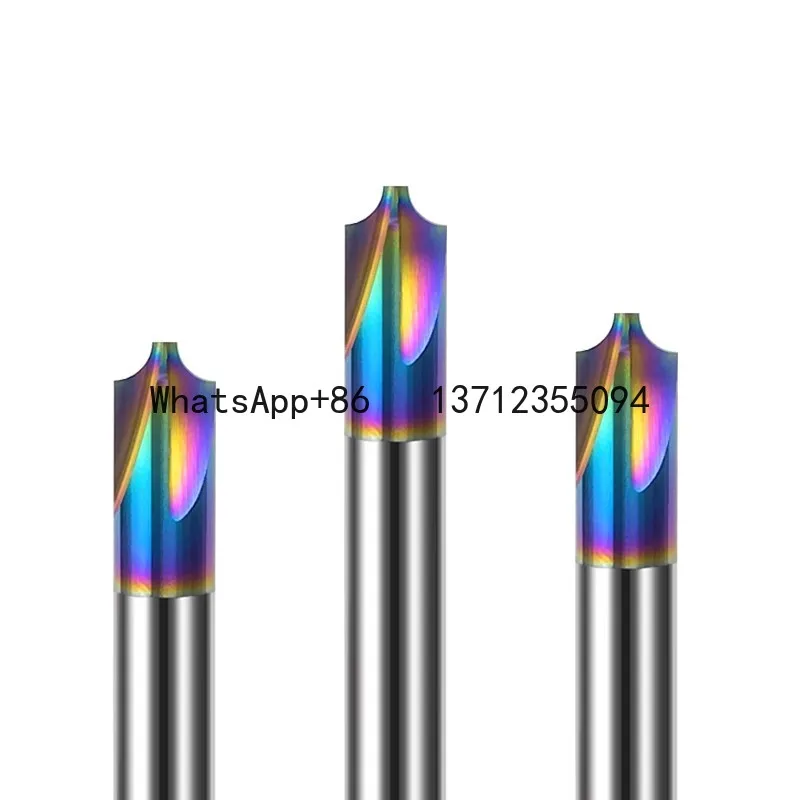 Tungsten Steel Colorful Coating HRC60 4-Flute Internal R Milling Cutter For Aluminum CNC Machining Center End Mill Tools
Tungsten Steel Colorful Coating HRC60 4-Flute Internal R Milling Cutter For Aluminum CNC Machining Center End Mill Tools