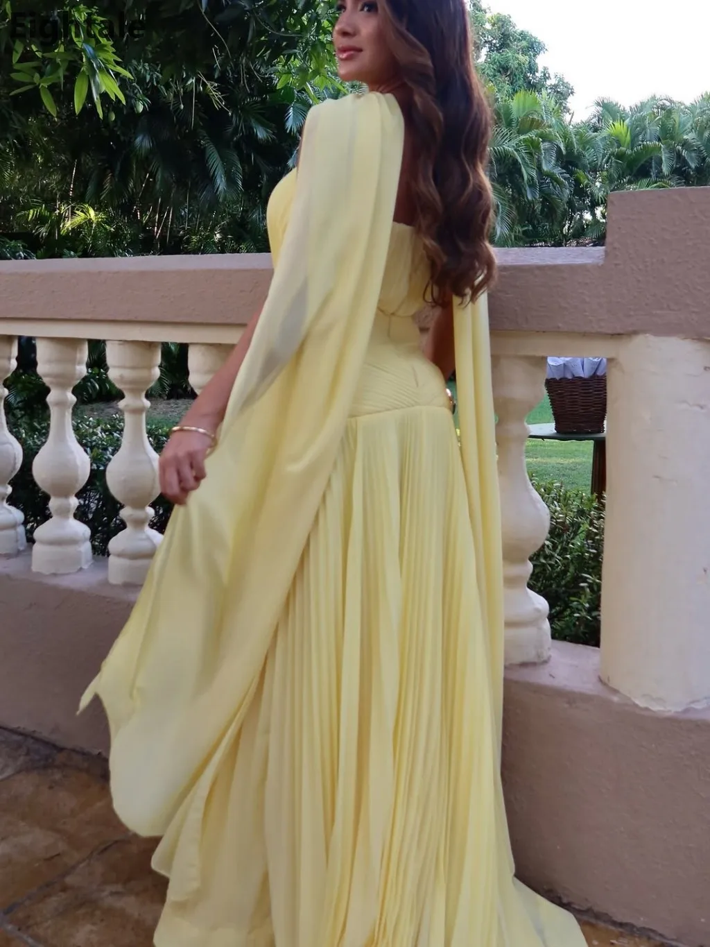 Eightale 2025 Yellow A Line Sweetheart Chiffon Maxi Evening Dress With Wrap Saudi Arabic Prom Dress Dubai Party Gown Customized
Eightale 2025 Yellow A Line Sweetheart Chiffon Maxi Evening Dress With Wrap Saudi Arabic Prom Dress Dubai Party Gown Customized