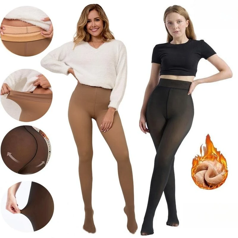 Womens Anti-snagging Fleece lined Tights, Ladies Warm Pantyhose Leggings Thick translucent Stretchy Winter stockings For Women
Womens Anti-snagging Fleece lined Tights, Ladies Warm Pantyhose Leggings Thick translucent Stretchy Winter stockings For Women