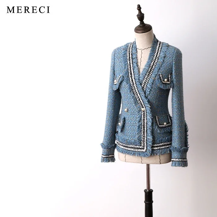 New pieces the shelves beauty lay his big blue mist heavy tweed temperament cultivate morality sweet wind coat
New pieces the shelves beauty lay his big blue mist heavy tweed temperament cultivate morality sweet wind coat