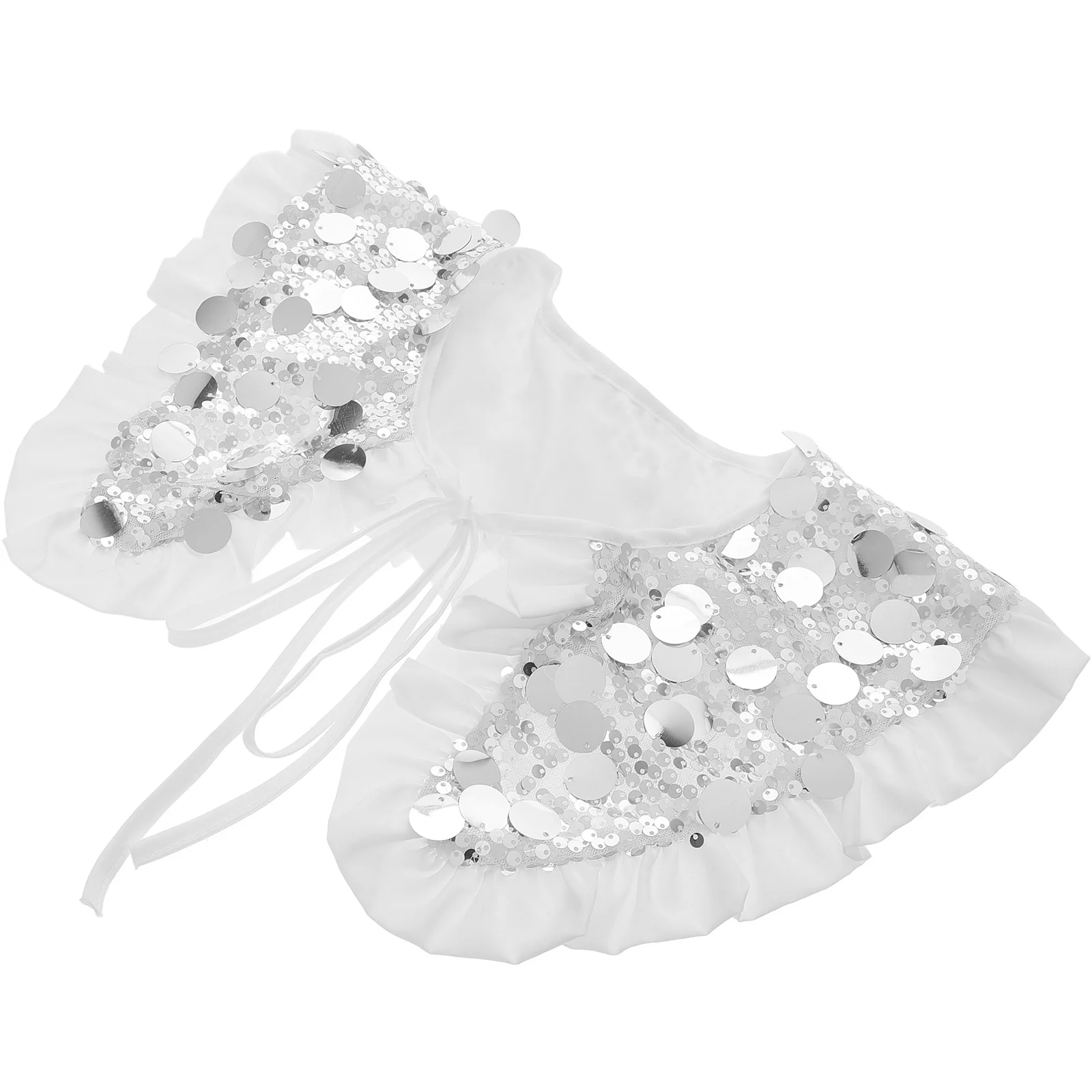 Detachable Sequin Fake Collar Soft Comfortable Neck Tie Closure Perfect for Sweaters Blouses Dresses
Detachable Sequin Fake Collar Soft Comfortable Neck Tie Closure Perfect for Sweaters Blouses Dresses