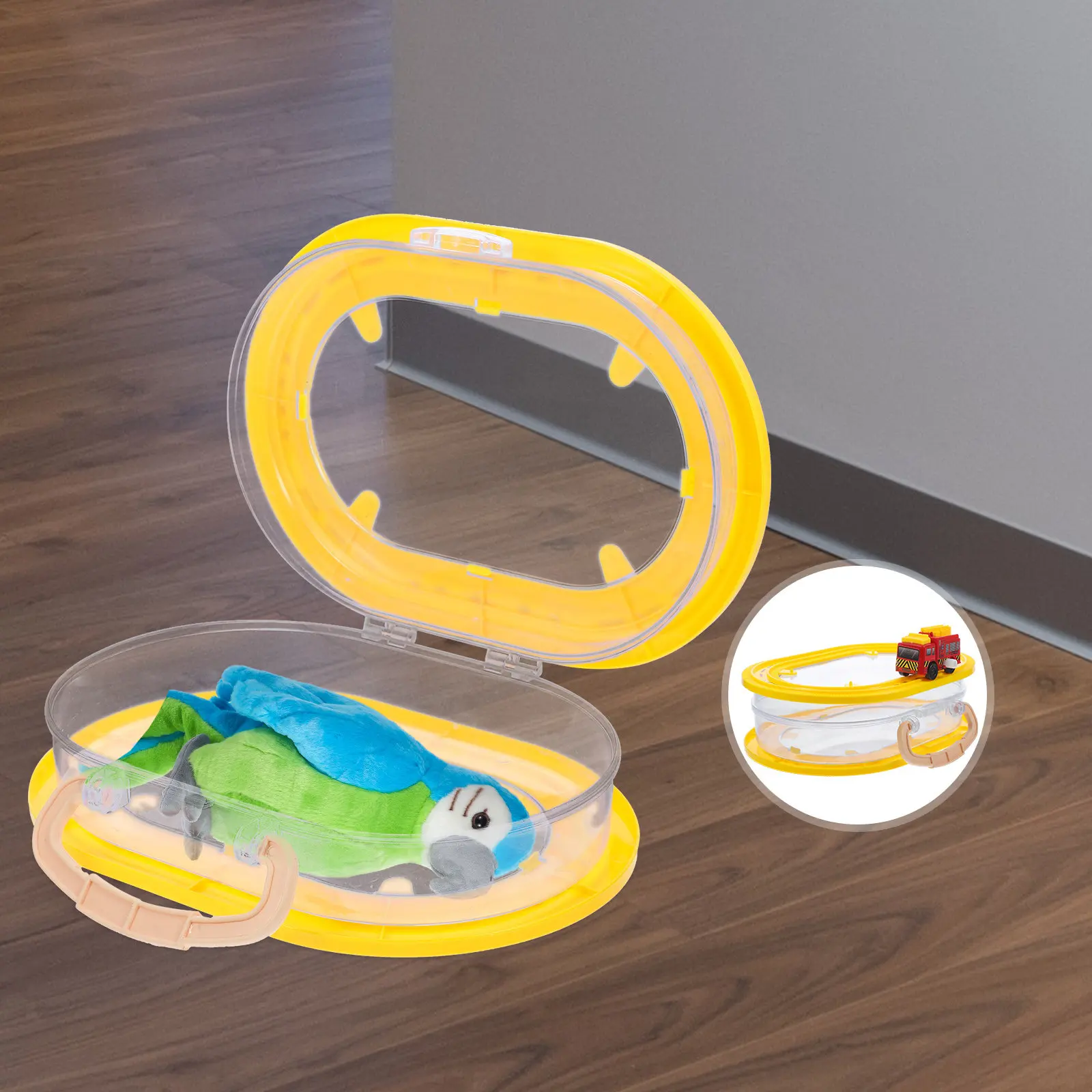 Simulation Mini Wind-Up Car Storage Box Clear Plastic Case Large Capacity Track Car Organizer Role Play Decorative Storage
Simulation Mini Wind-Up Car Storage Box Clear Plastic Case Large Capacity Track Car Organizer Role Play Decorative Storage