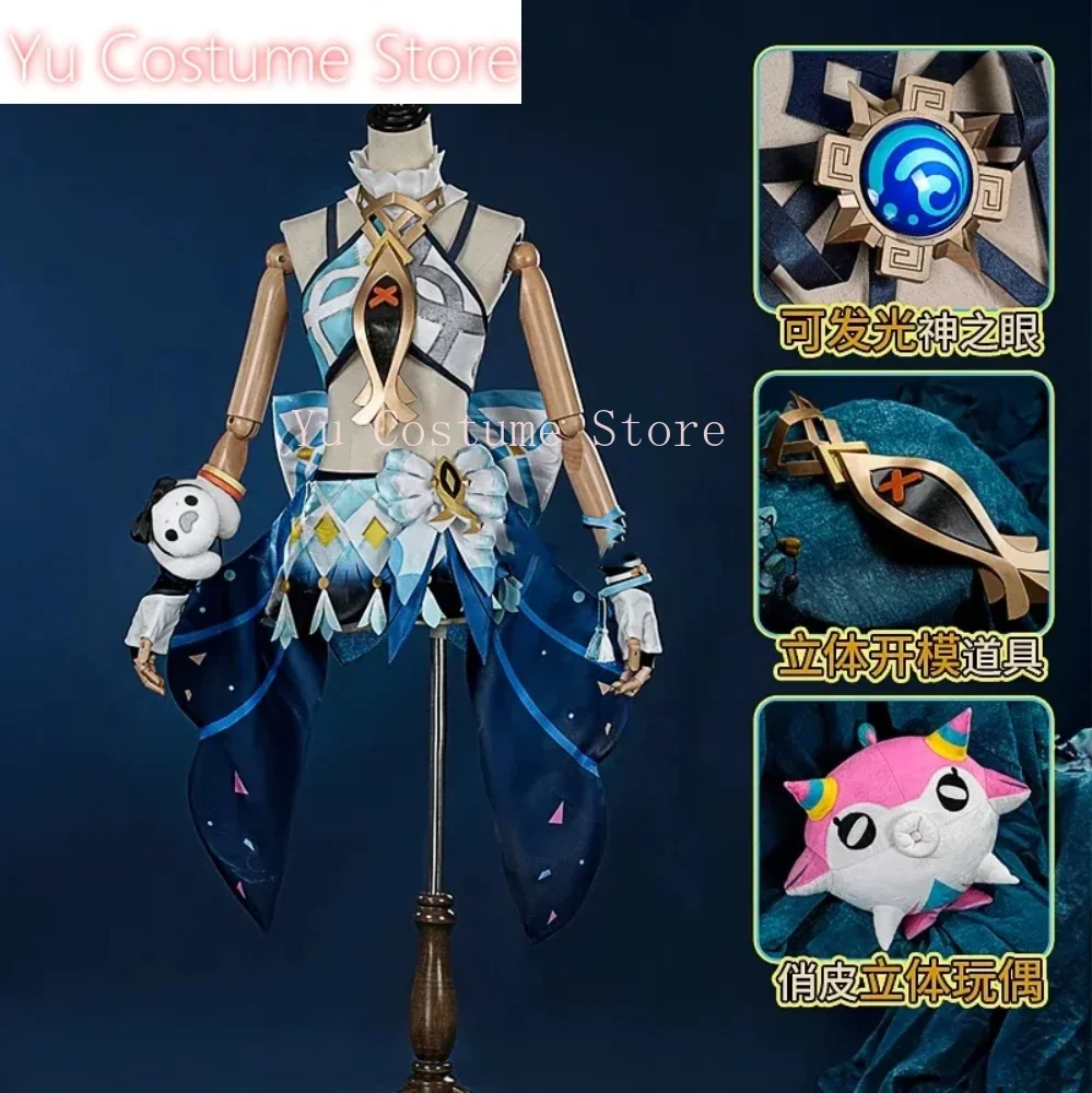Yu Костюм Genshin Impact Mu유 игровой костюм милая и милая униформа косплей костюм Хэллоуин вечерние ролевые игры наряд женский
Yu Костюм Genshin Impact Mu유 игровой костюм милая и милая униформа косплей костюм Хэллоуин вечерние ролевые игры наряд женский