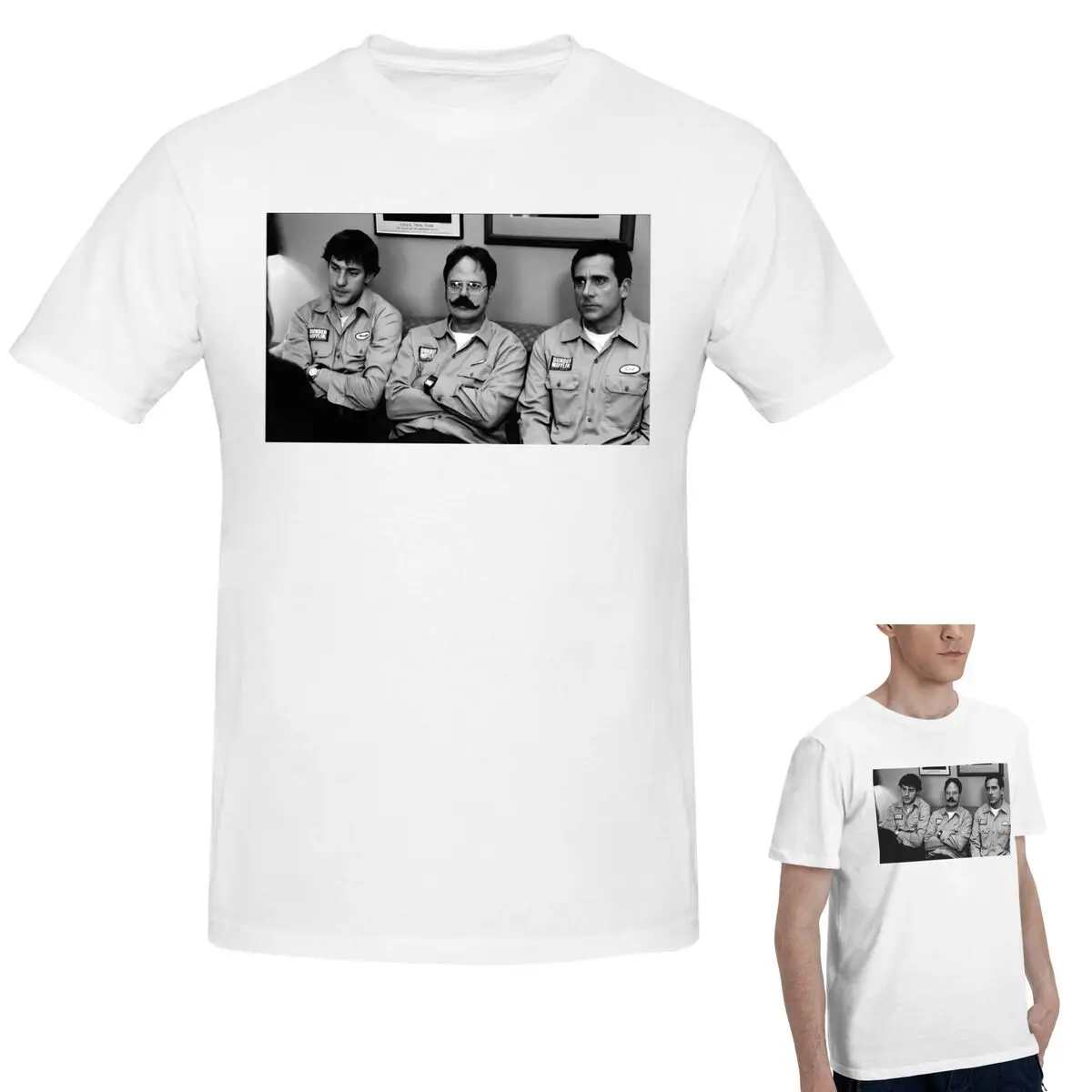 Jim, Dwight And Michael At Utica The Office Dunder Mifflin Paper Company T-Shirt Men's Fashion T Shirt Men Round Neck Shirts
Jim, Dwight And Michael At Utica The Office Dunder Mifflin Paper Company T-Shirt Men's Fashion T Shirt Men Round Neck Shirts