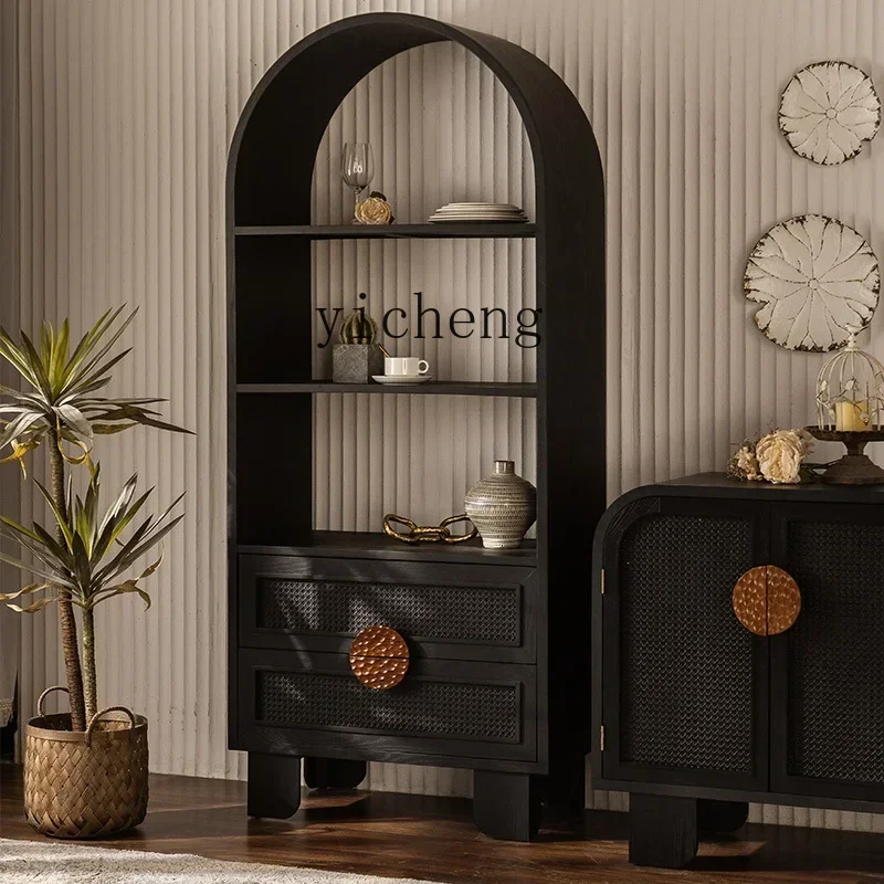 r5.13 medieval style living room solid wood dining side cabinet retro arched bookcase integrated wall display cabinet
r5.13 medieval style living room solid wood dining side cabinet retro arched bookcase integrated wall display cabinet