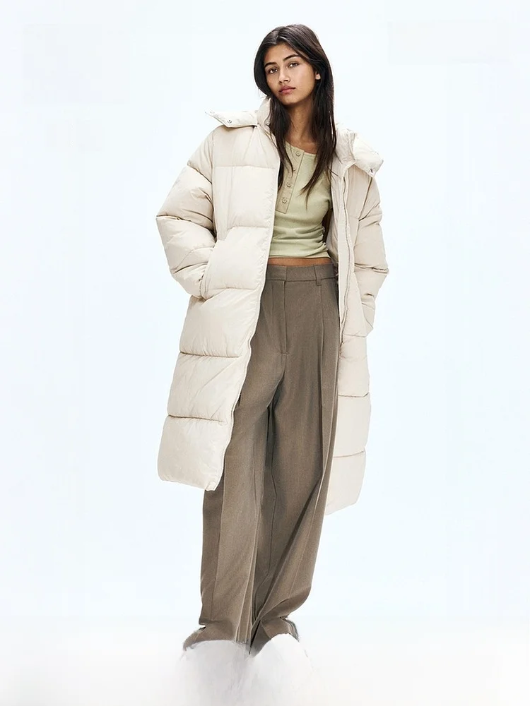 Warm Cotton Jacket Outerwear Long Loose Winter Coat for Women by H&M Stylish Ootd Ideal for Cold Weather Days
Warm Cotton Jacket Outerwear Long Loose Winter Coat for Women by H&M Stylish Ootd Ideal for Cold Weather Days