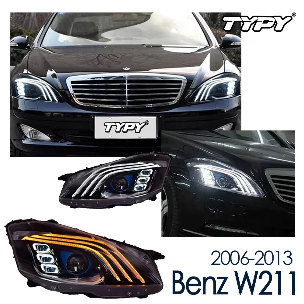 Фара TYPY для Benz S-Class W221, светодиодная фара 2006-2013, фары W221 DRL, указатель поворота, дальний свет, линза проектора «ангельский глаз»
Фара TYPY для Benz S-Class W221, светодиодная фара 2006-2013, фары W221 DRL, указатель поворота, дальний свет, линза проектора «ангельский глаз»