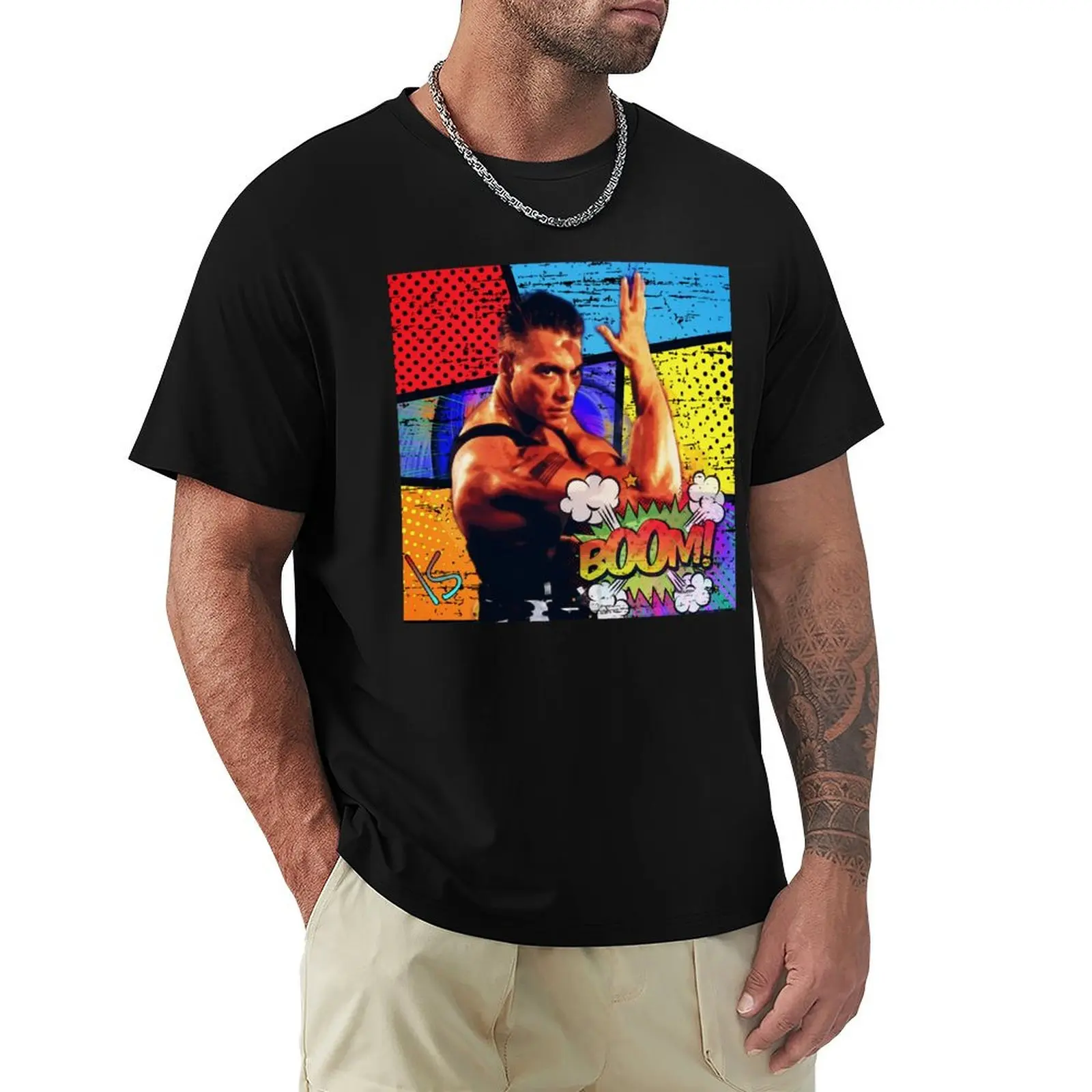 Jean Claude Van Damme T-Shirt anime figures designer shirts Funny t-shirt topping men t shirt
Jean Claude Van Damme T-Shirt anime figures designer shirts Funny t-shirt topping men t shirt
