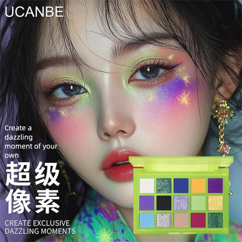 Ucanbe Colorful Eyeshadow Palette Super Pixel High Saturation Polarized Flash Lemon Dopamine Stage Performance Makeup
Ucanbe Colorful Eyeshadow Palette Super Pixel High Saturation Polarized Flash Lemon Dopamine Stage Performance Makeup