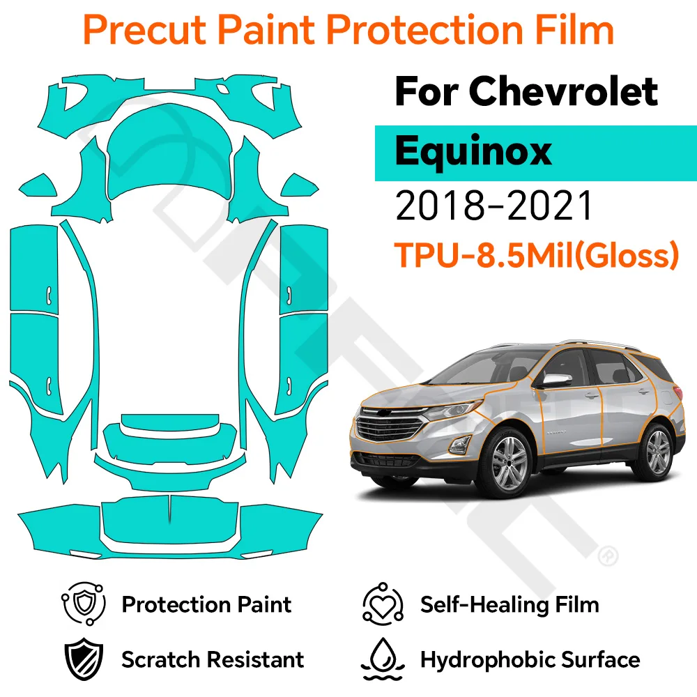 For Chevrolet Equinox 2018-2021 Clear TPU Paint Protection Film 8.5Mil Scratch Resistant Full Vehicle Anti Yellowing Automotive
For Chevrolet Equinox 2018-2021 Clear TPU Paint Protection Film 8.5Mil Scratch Resistant Full Vehicle Anti Yellowing Automotive