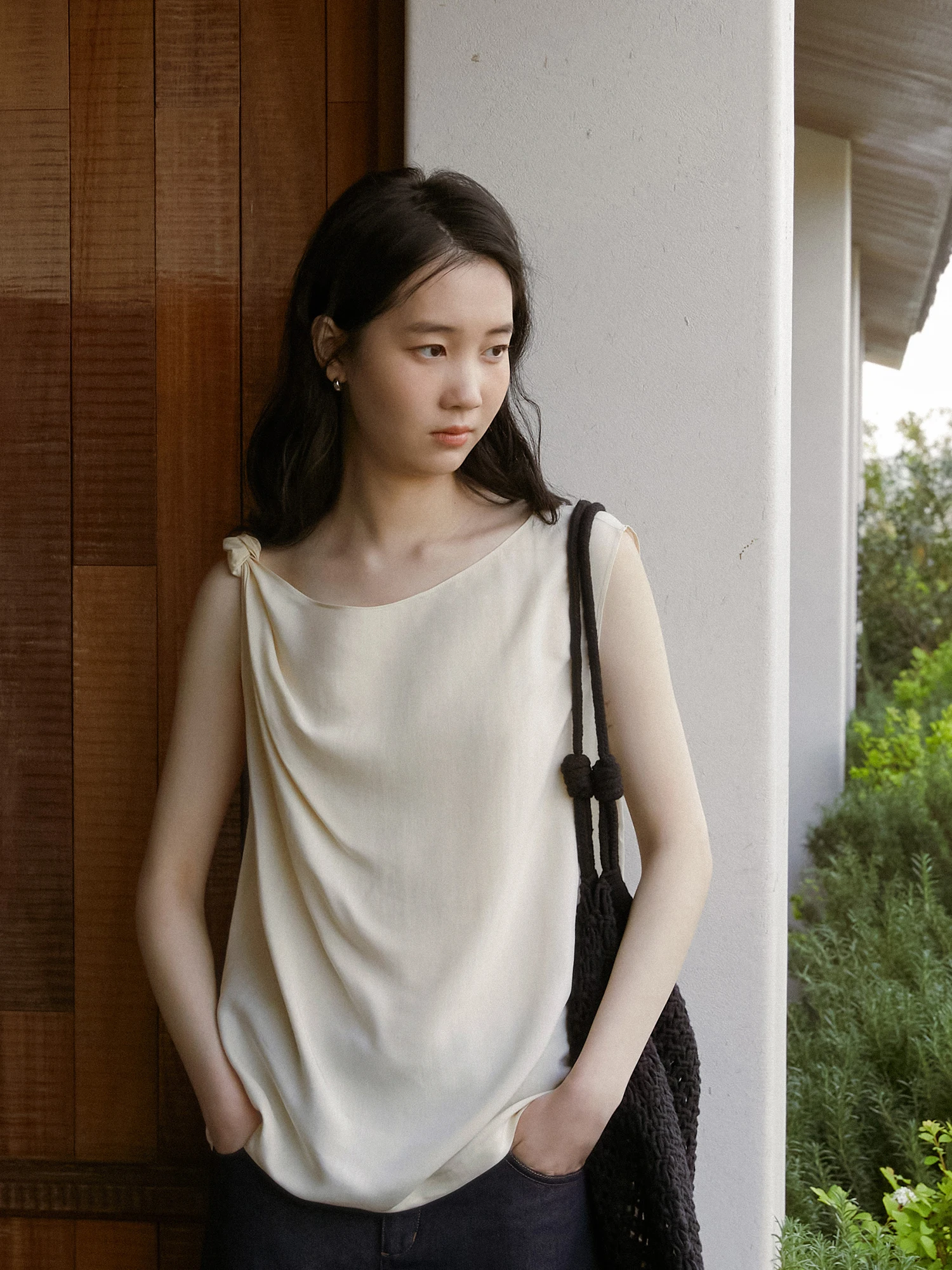 MELLIIY Summer 2025 Soft mat Sle One-oulder Knot Yellow Svel Women's irt Vintage Loose Fit round Ne Pure...
MELLIIY Summer 2025 Soft mat Sle One-oulder Knot Yellow Svel Women's irt Vintage Loose Fit round Ne Pure...