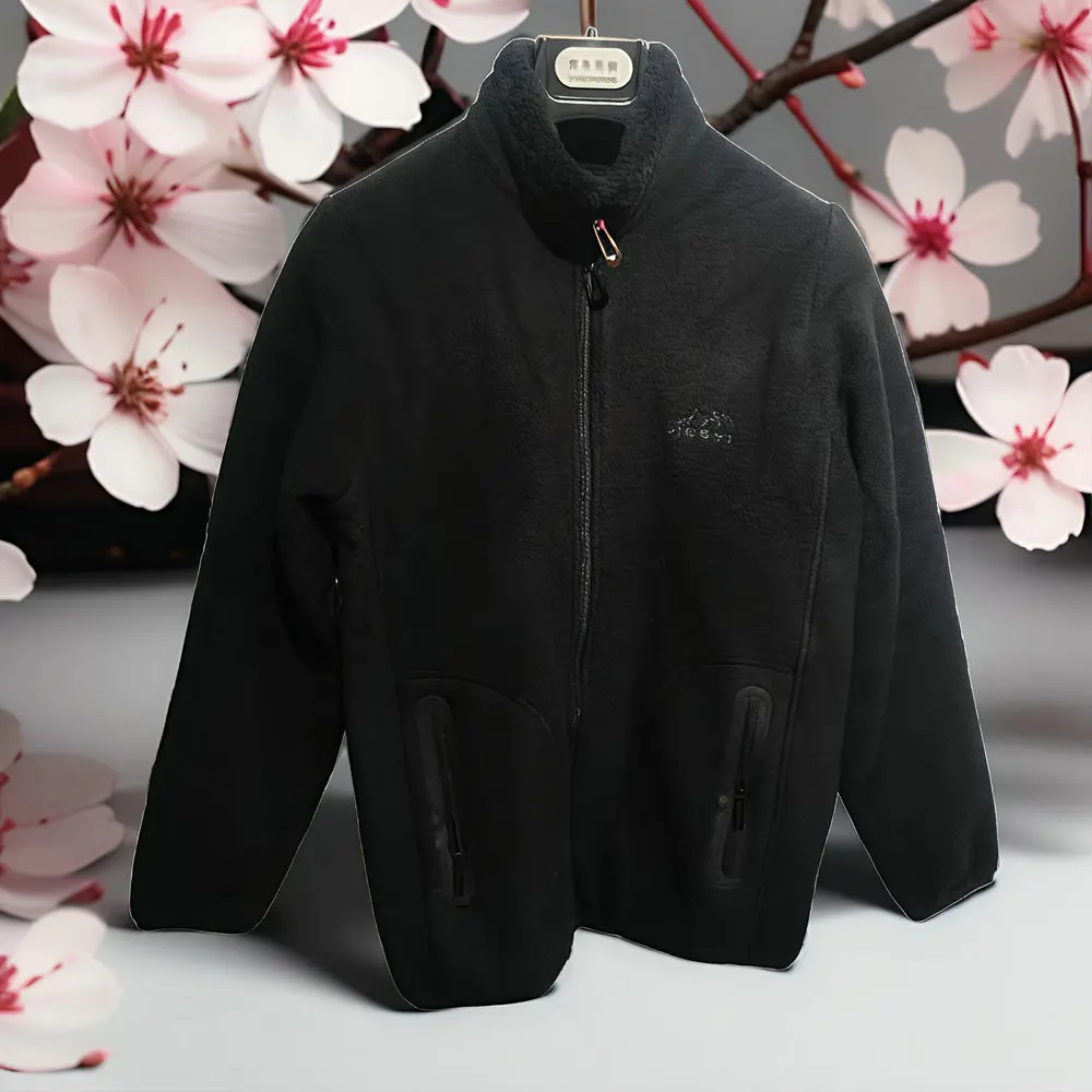 Women Black Polar Fleece Jacket Autumn Winter Cozy Soft Warm Coat Stand Collar Zipper Front Thermal Outerwear
Women Black Polar Fleece Jacket Autumn Winter Cozy Soft Warm Coat Stand Collar Zipper Front Thermal Outerwear