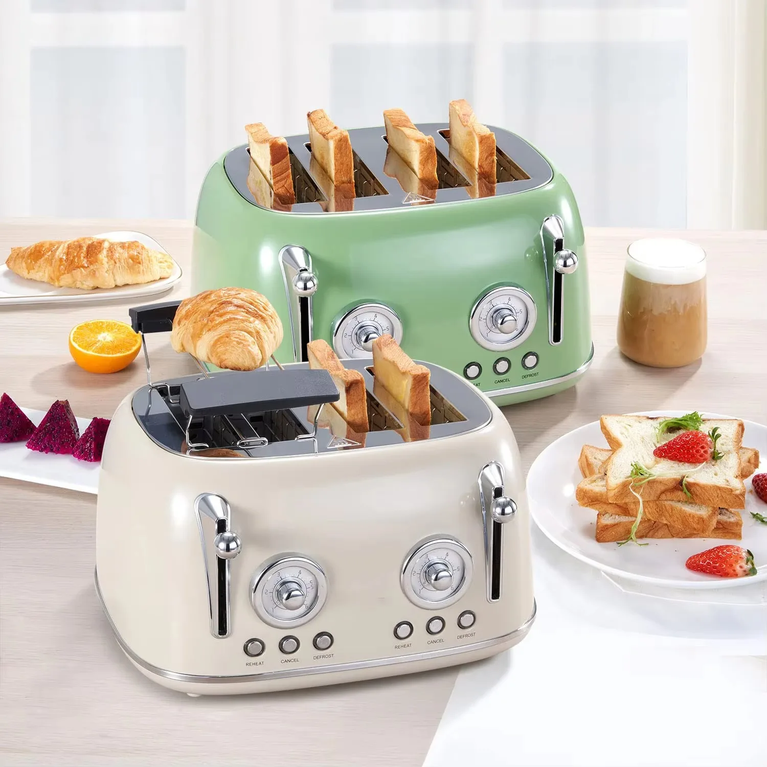 CE/CB/ETL Approved Electric Automatic Pop up Bread Toaster Retro 4 Slice Stainless Steel Toaster Oven
CE/CB/ETL Approved Electric Automatic Pop up Bread Toaster Retro 4 Slice Stainless Steel Toaster Oven