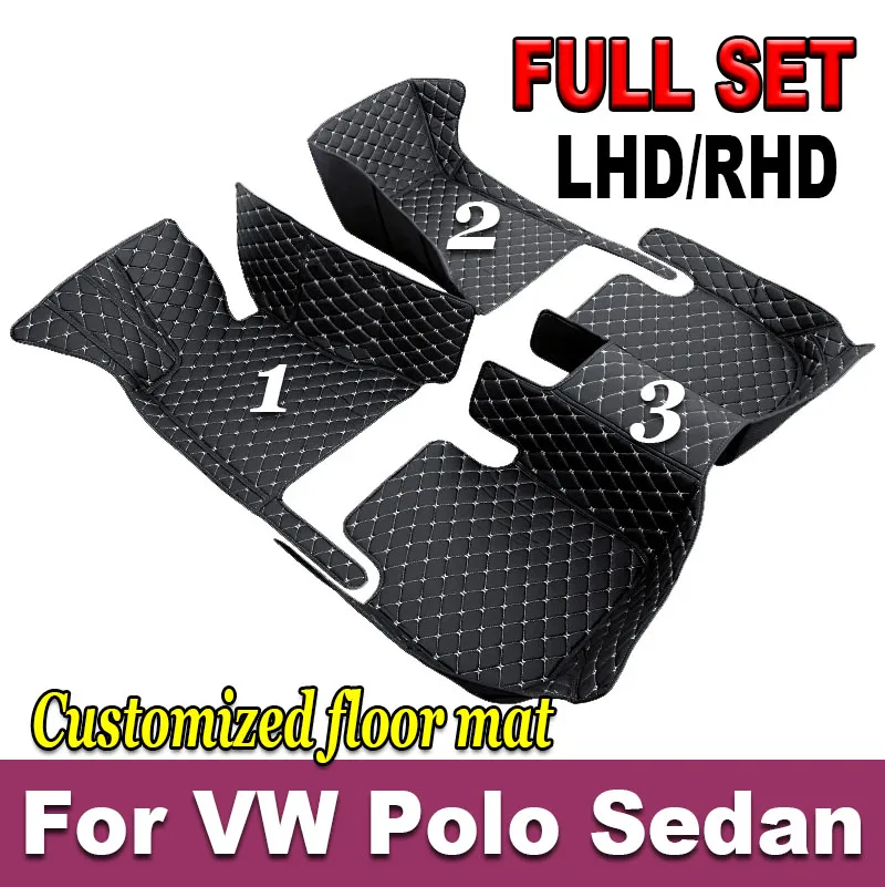 Car Floor Mats For VW Volkswagen Polo Sedan 2011 2012 2013 2014 2015 2018 Csutomized Leather Carpets Rugs Foot Pads Accessories
Car Floor Mats For VW Volkswagen Polo Sedan 2011 2012 2013 2014 2015 2018 Csutomized Leather Carpets Rugs Foot Pads Accessories