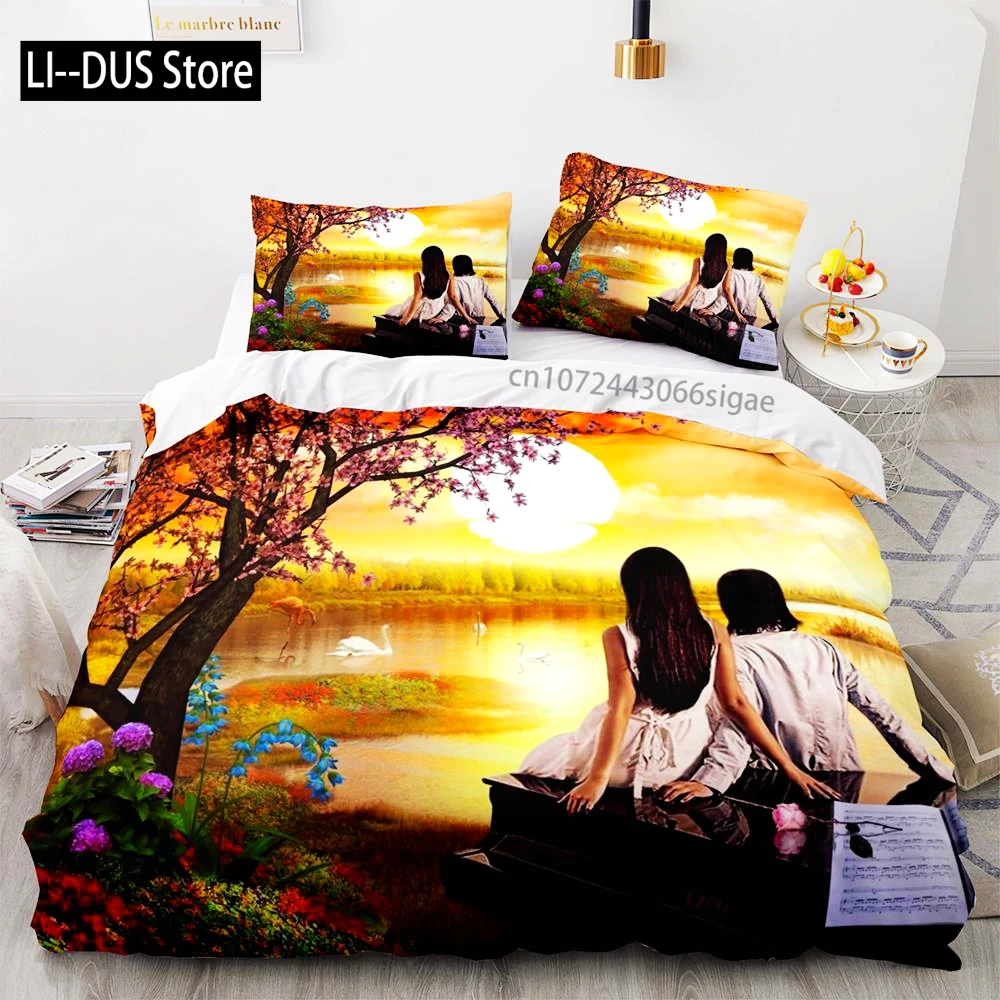 Love Bedding Set Single Twin Full Queen King Size Wedding Bed Set Aldult Kid Bedroom Duvetcover Sets 3D Anime couple 041 
Love Bedding Set Single Twin Full Queen King Size Wedding Bed Set Aldult Kid Bedroom Duvetcover Sets 3D Anime couple 041