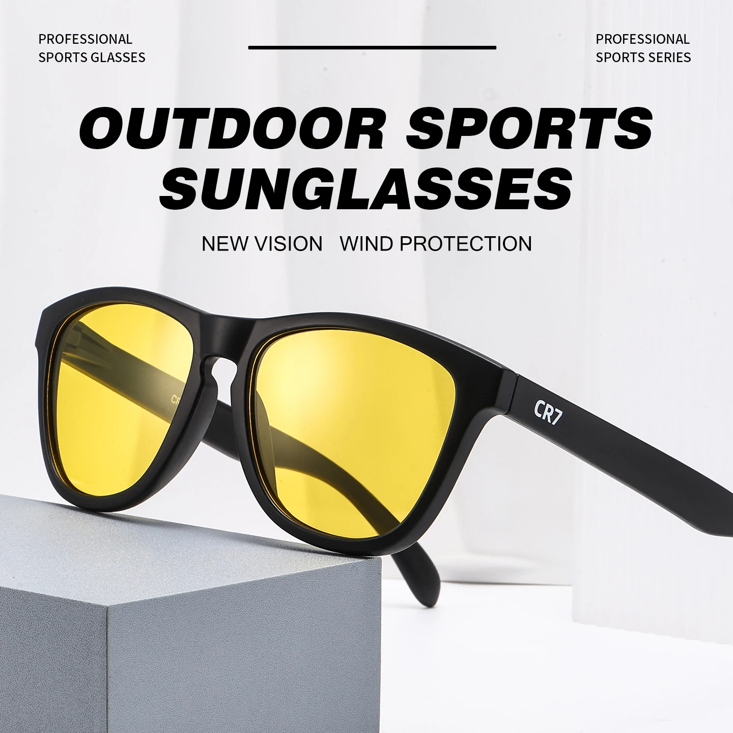 CR7 Polarized Sports Sunglasses UV400 Anti Glare Cycling Glasses Men Women Windproof Shades for Running Fishing Hiking Climbing
CR7 Polarized Sports Sunglasses UV400 Anti Glare Cycling Glasses Men Women Windproof Shades for Running Fishing Hiking Climbing