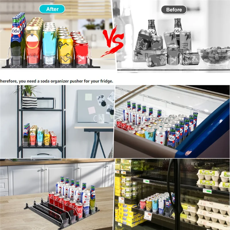 A35R Drink Organizer For Fridge Soda Can Organizer Dispenser For Refrigerator With Automatic Pusher Glide Drink Dispenser
A35R Drink Organizer For Fridge Soda Can Organizer Dispenser For Refrigerator With Automatic Pusher Glide Drink Dispenser