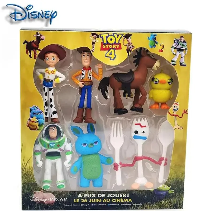Hot 7pcs/set Toy Story 4 Action Figures Toys Woody Jessie Buzz Lightyear Forky Pig Bear Figura Model Doll Figurine Birthday Gift
Hot 7pcs/set Toy Story 4 Action Figures Toys Woody Jessie Buzz Lightyear Forky Pig Bear Figura Model Doll Figurine Birthday Gift